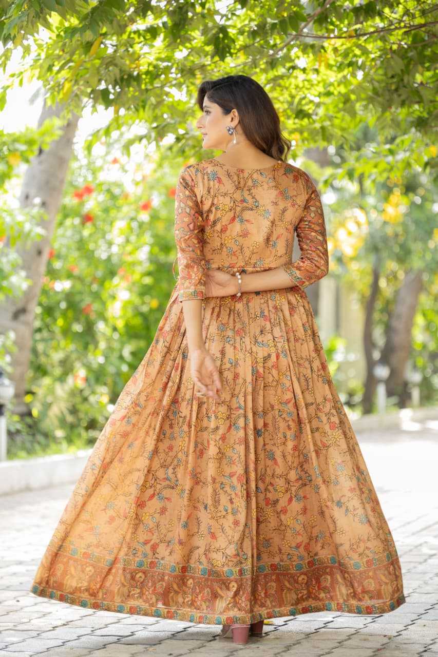 YNF Wholesale Crepe Silk Fancy Gowns KESH249 angarkha gown | Surat Manufacturer
