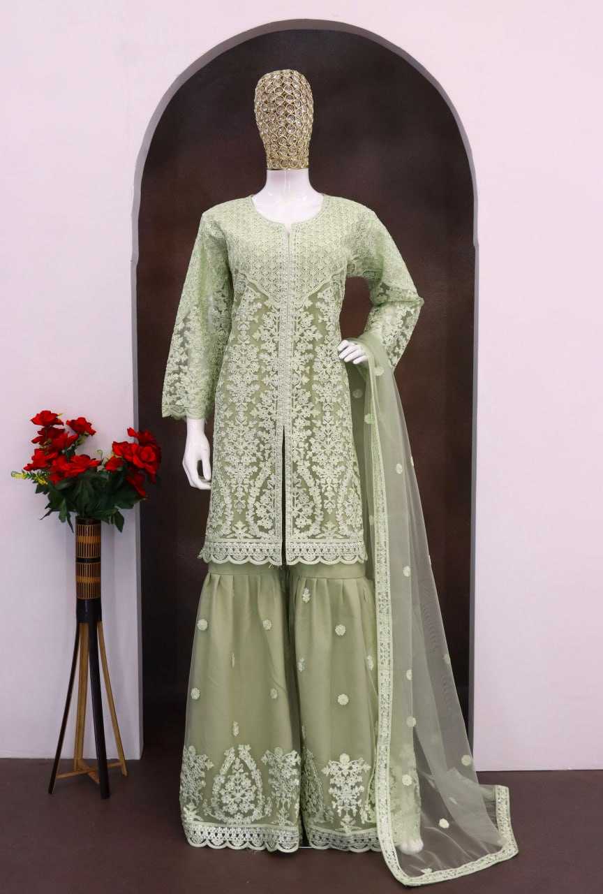YNF Wholesale Crepe Silk Embroidery Suits KESH704 SAYURI SANA 5819 | Surat Manufacturer