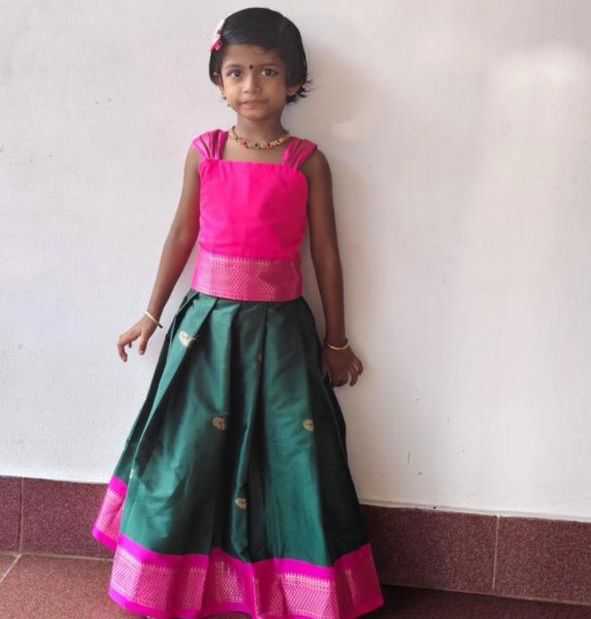 YNF Wholesale Crepe Silk Kids Lehenga RIN235 KRISH | Surat Manufacturer