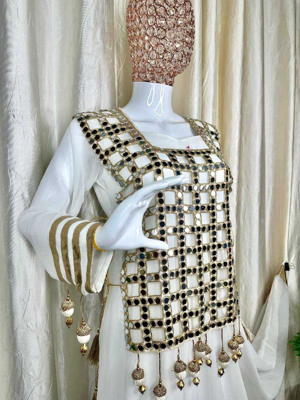 Ynf Crush Silk  Gowns Wholesale Designer Gowns Silk Gowns Indo-Western Gown With Jacket Manufacturer - YNF Online