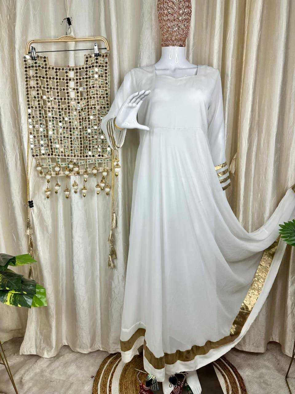 Ynf Crush Silk  Gowns Wholesale Designer Gowns Silk Gowns Indo-Western Gown With Jacket Manufacturer - YNF Online