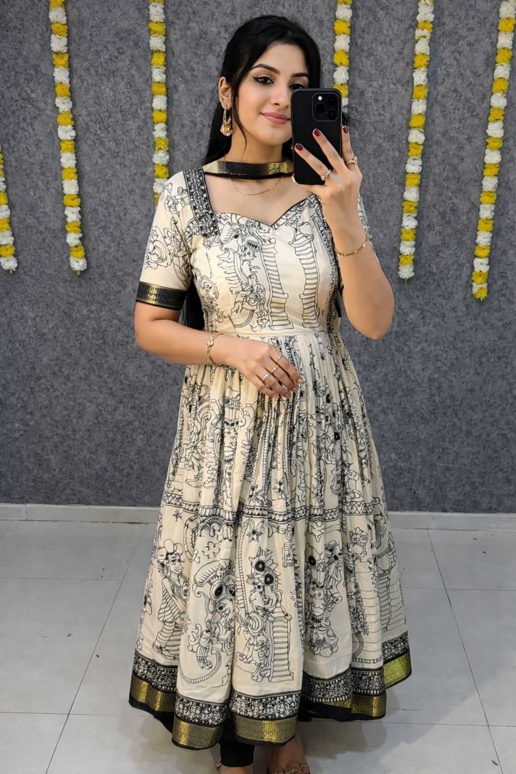 YNF Wholesale Dola Silk Anarkali Gown RIN102 122 | Surat Manufacturer