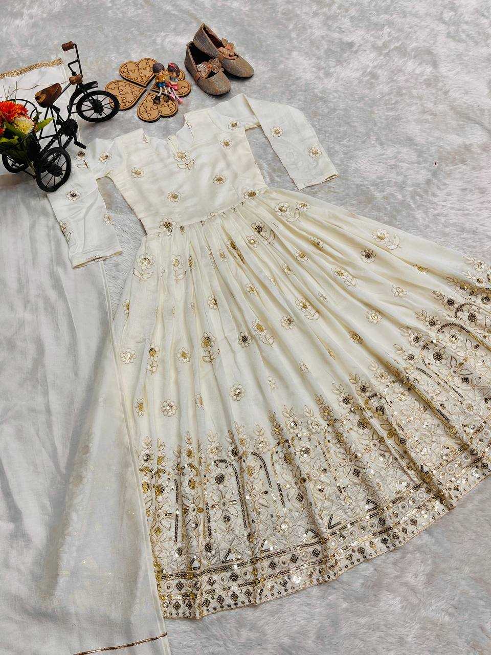 YNF Wholesale Fancy Kids Gown KESH415 239 | Surat Manufacturer