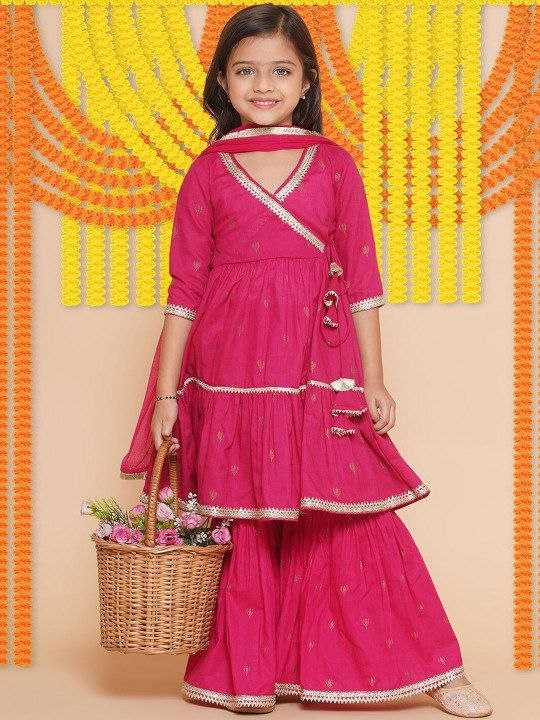 YNF Wholesale Fancy Kids Sharara KESH461 215 | Surat Manufacturer