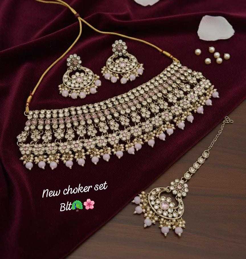 YNF Wholesale Fancy Choker Necklaces KESH494 1 | Surat Manufacturer