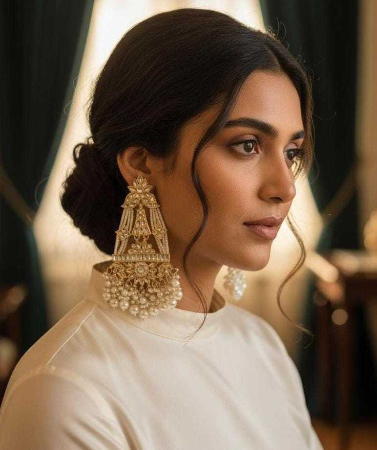 YNF Wholesale Fancy Fancy Earrings KESH494 1 | Surat Manufacturer