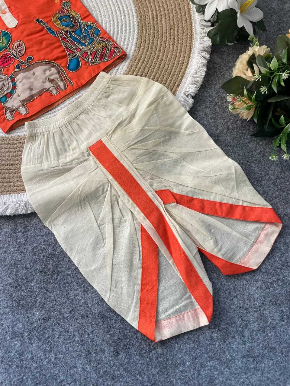YNF Wholesale Fancy Kids Dhoti Kurta KESH505 Kalamkari | Surat Manufacturer