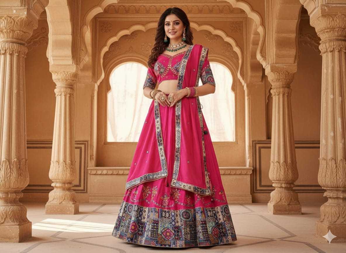 YNF Wholesale Fancy Rajwada Lehenga KESH711 15 | Surat Manufacturer