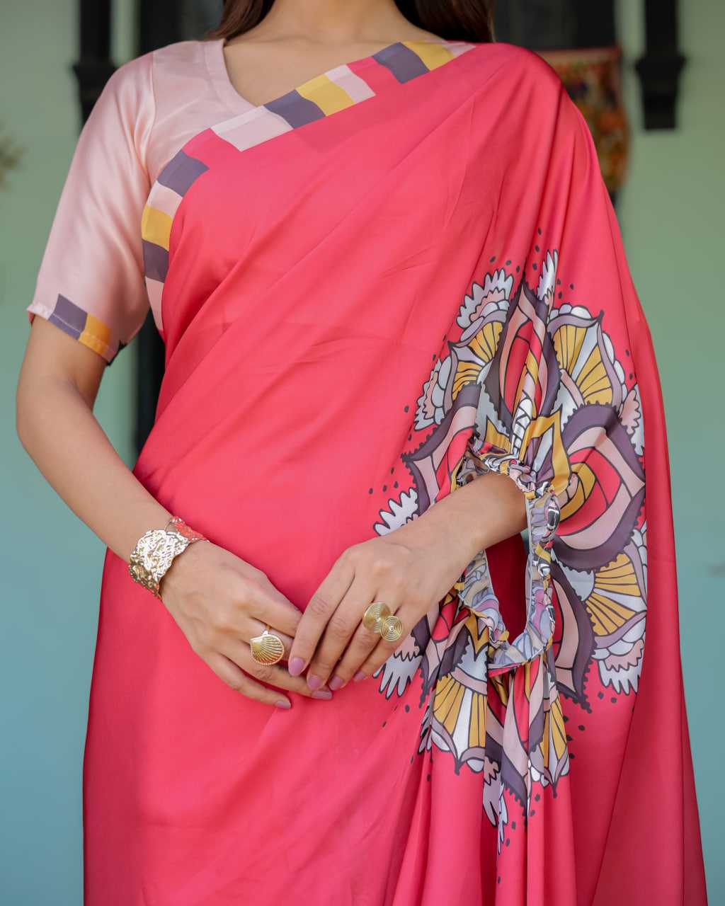 YNF Wholesale Fancy Designer Sarees KESH719 125 | Surat Manufacturer