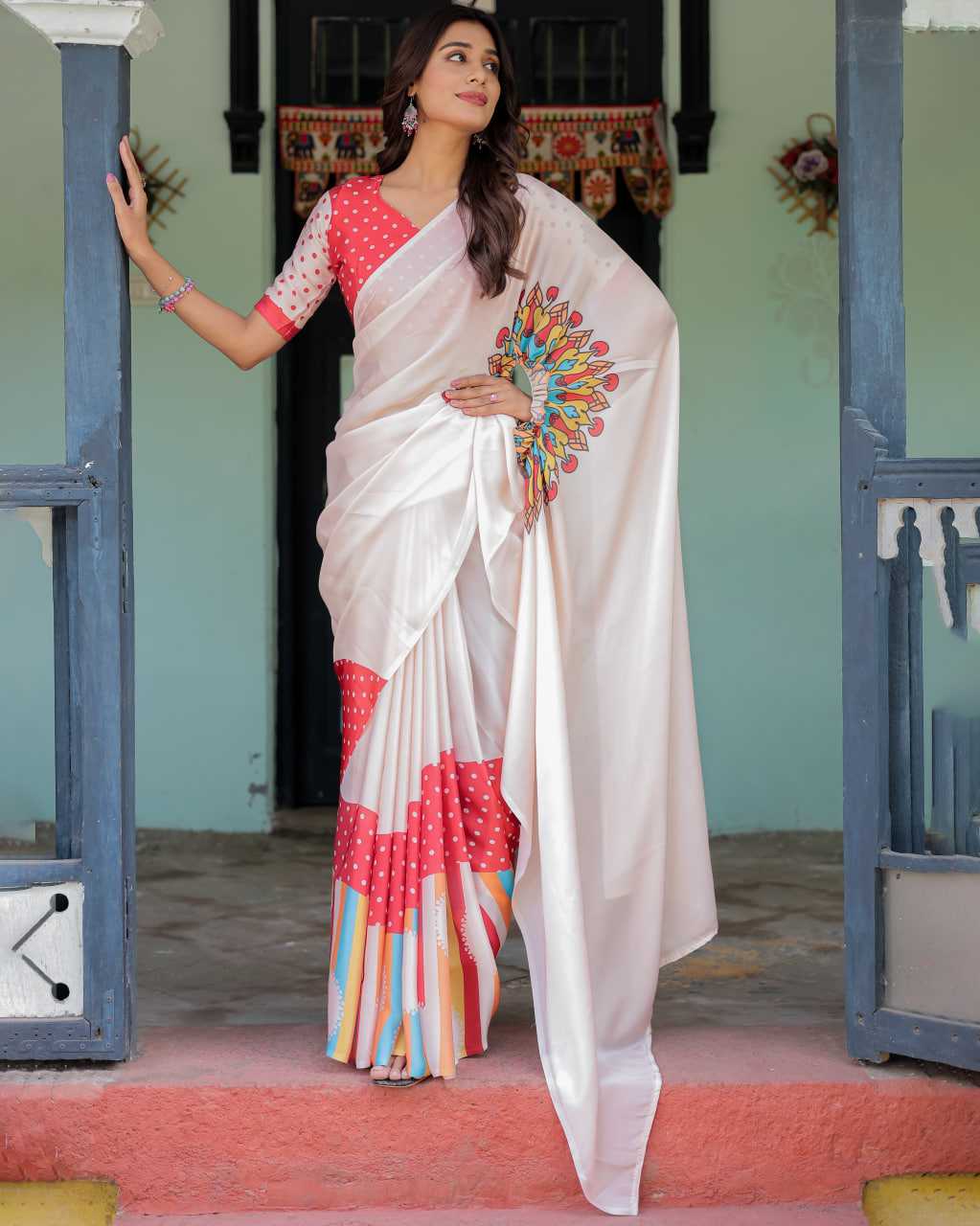 YNF Wholesale Fancy Ruffle Sarees KESH719 133 | Surat Manufacturer