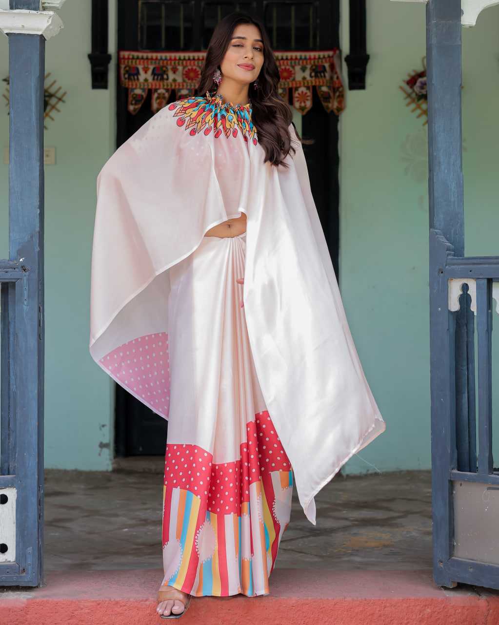 YNF Wholesale Fancy Ruffle Sarees KESH719 133 | Surat Manufacturer