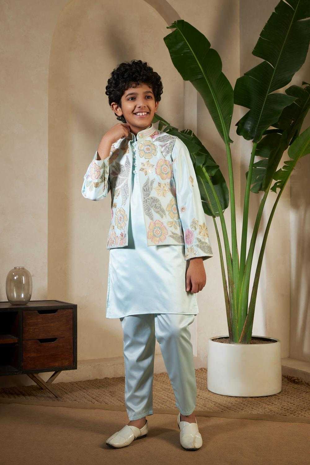 YNF Wholesale Fancy Boys Kurta Pyjama RIN202 | Surat Manufacturer