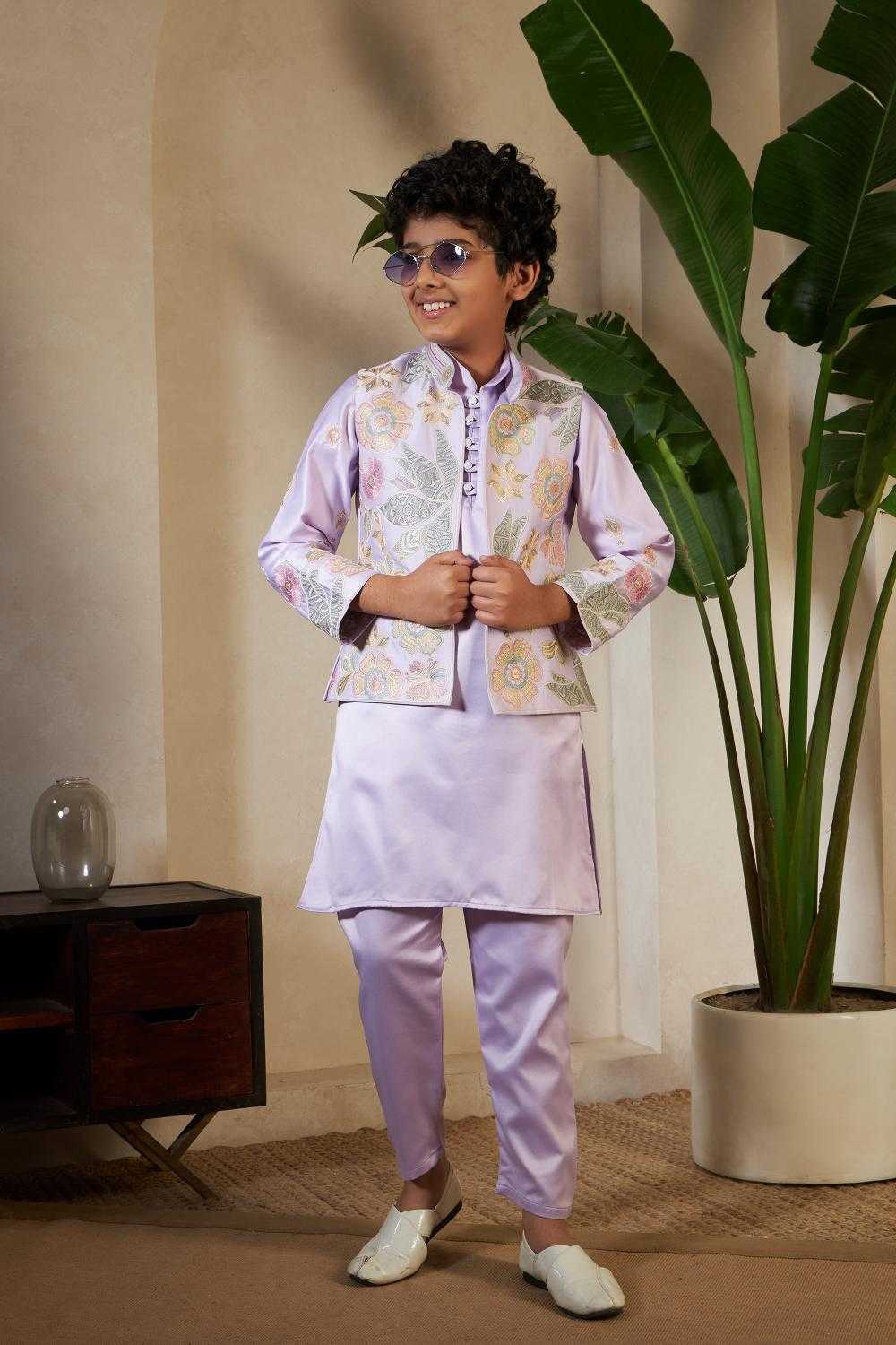 YNF Wholesale Fancy Boys Kurta Pyjama RIN202 | Surat Manufacturer