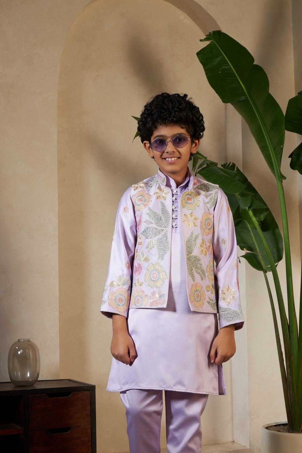 YNF Wholesale Fancy Boys Kurta Pyjama RIN202 | Surat Manufacturer