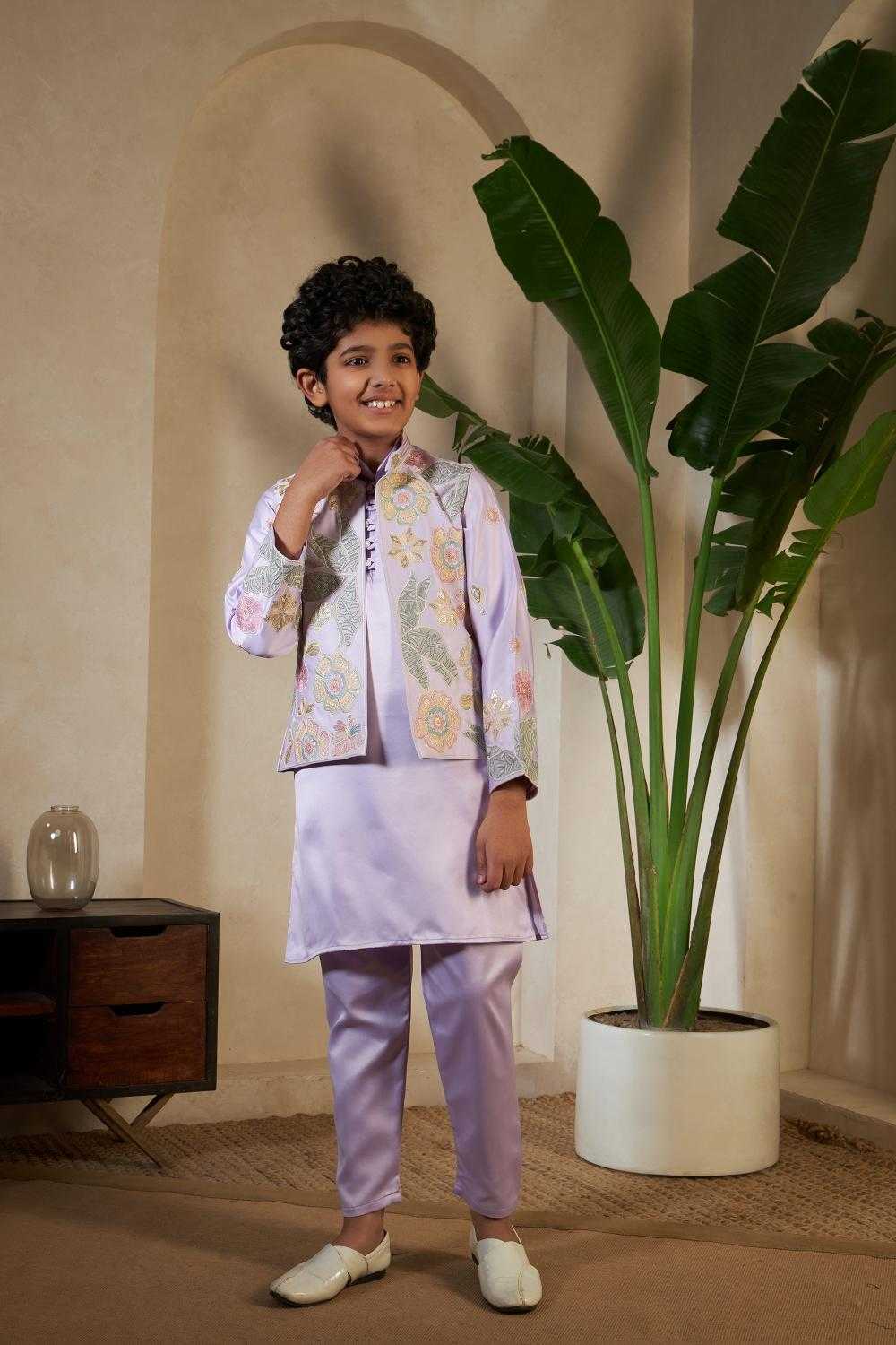 YNF Wholesale Fancy Boys Kurta Pyjama RIN202 | Surat Manufacturer