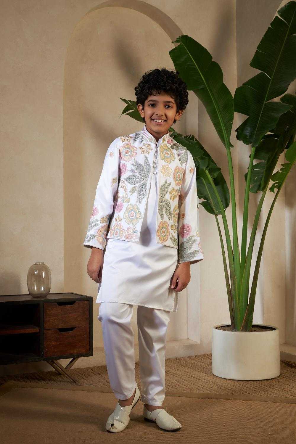 YNF Wholesale Fancy Boys Kurta Pyjama RIN202 | Surat Manufacturer
