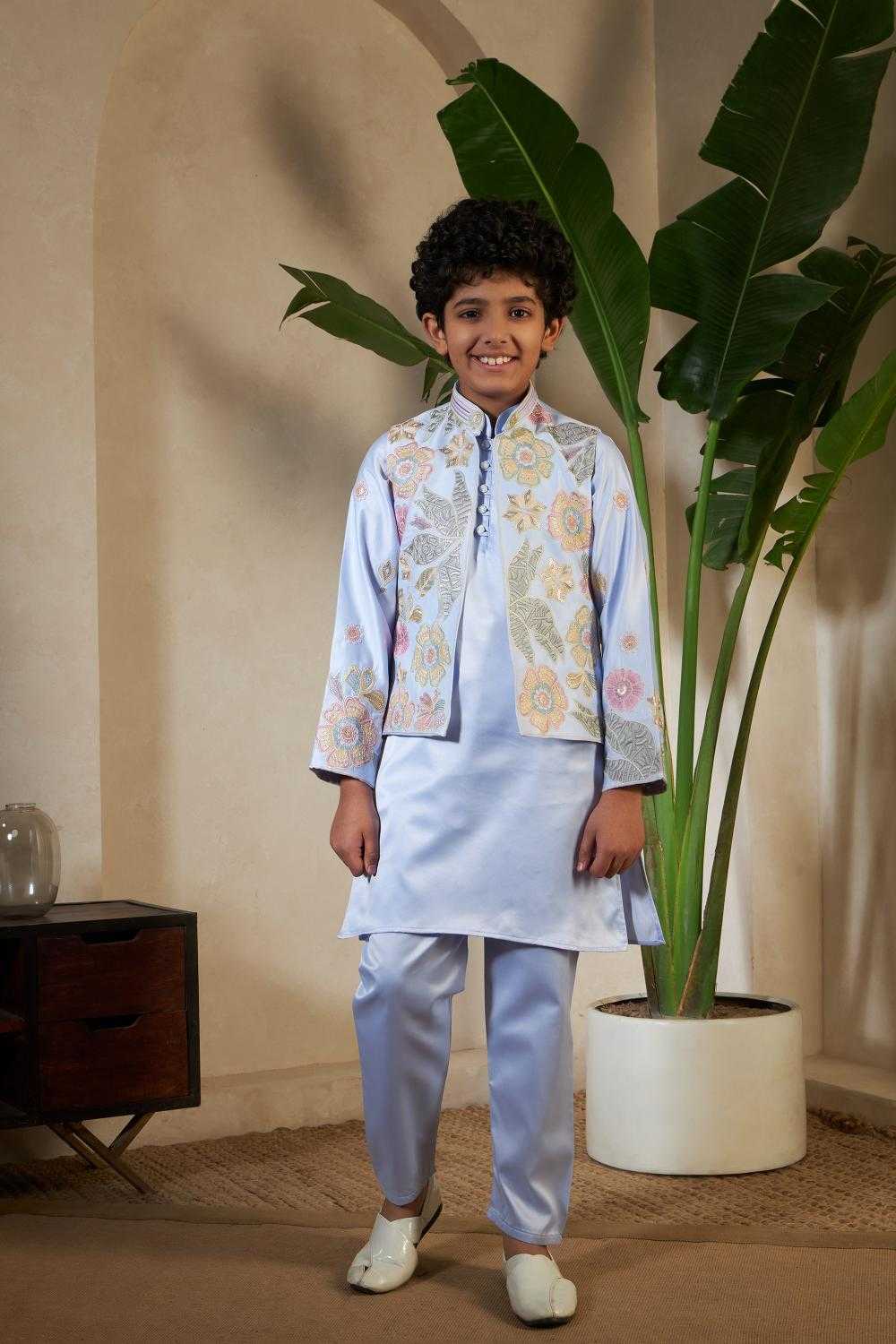YNF Wholesale Fancy Boys Kurta Pyjama RIN202 | Surat Manufacturer