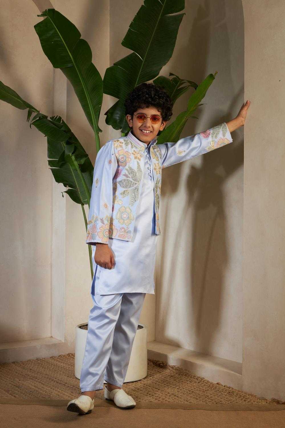 YNF Wholesale Fancy Boys Kurta Pyjama RIN202 | Surat Manufacturer