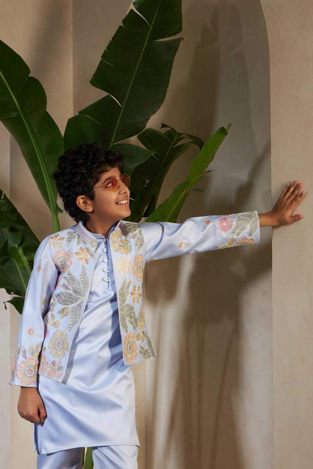 YNF Wholesale Fancy Boys Kurta Pyjama RIN202 | Surat Manufacturer