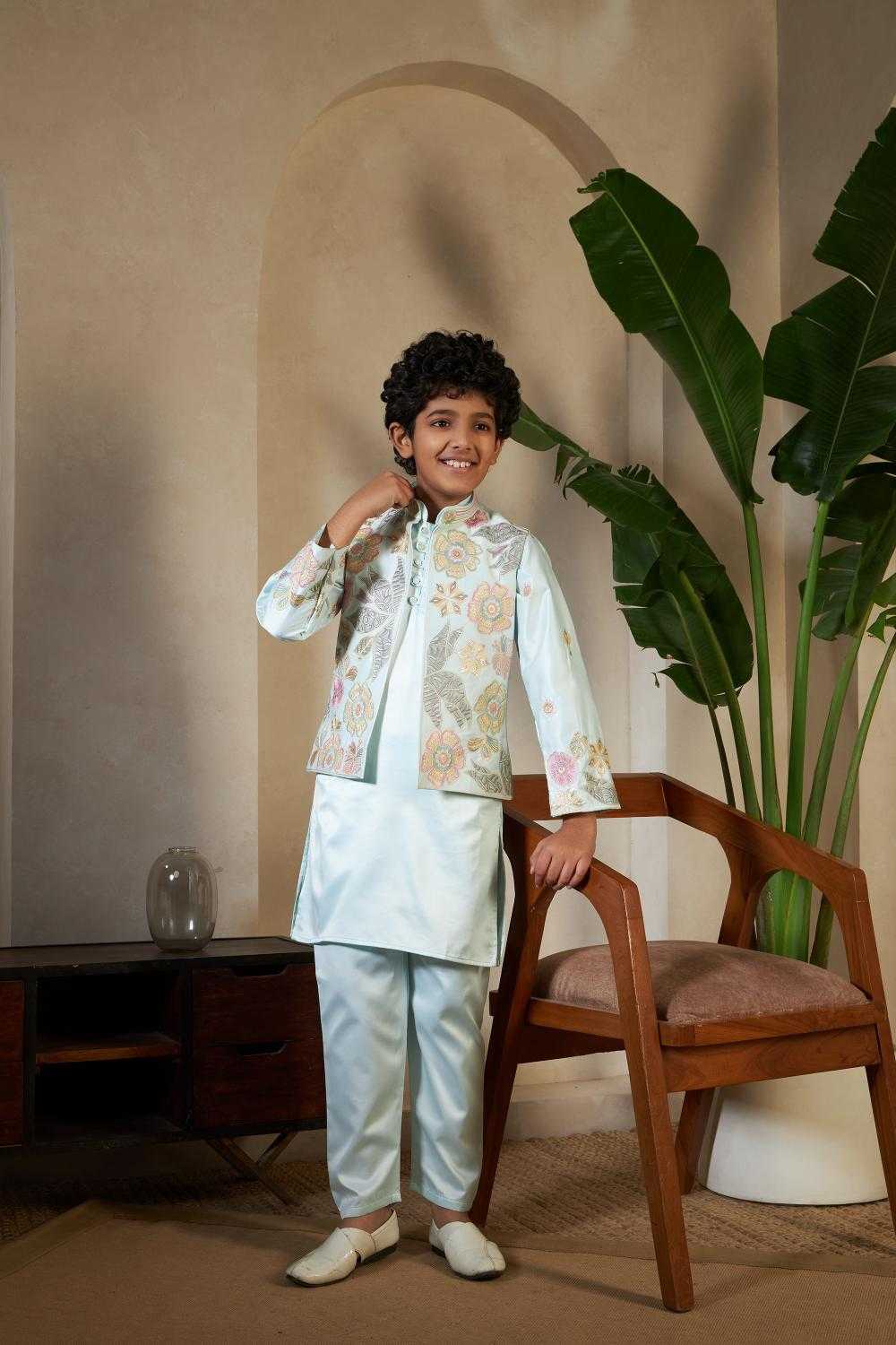 YNF Wholesale Fancy Boys Kurta Pyjama RIN202 | Surat Manufacturer