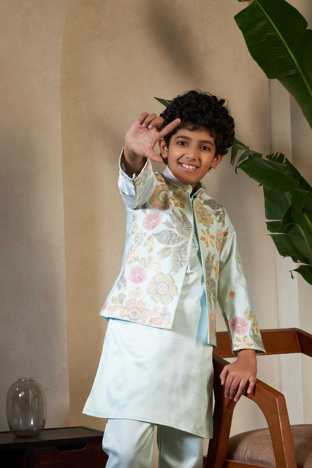 YNF Wholesale Fancy Boys Kurta Pyjama RIN202 | Surat Manufacturer