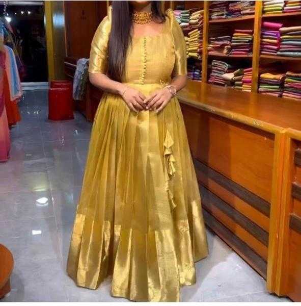 YNF Wholesale Fancy Wedding Gown RIN235 Banarasi Gold | Surat Manufacturer