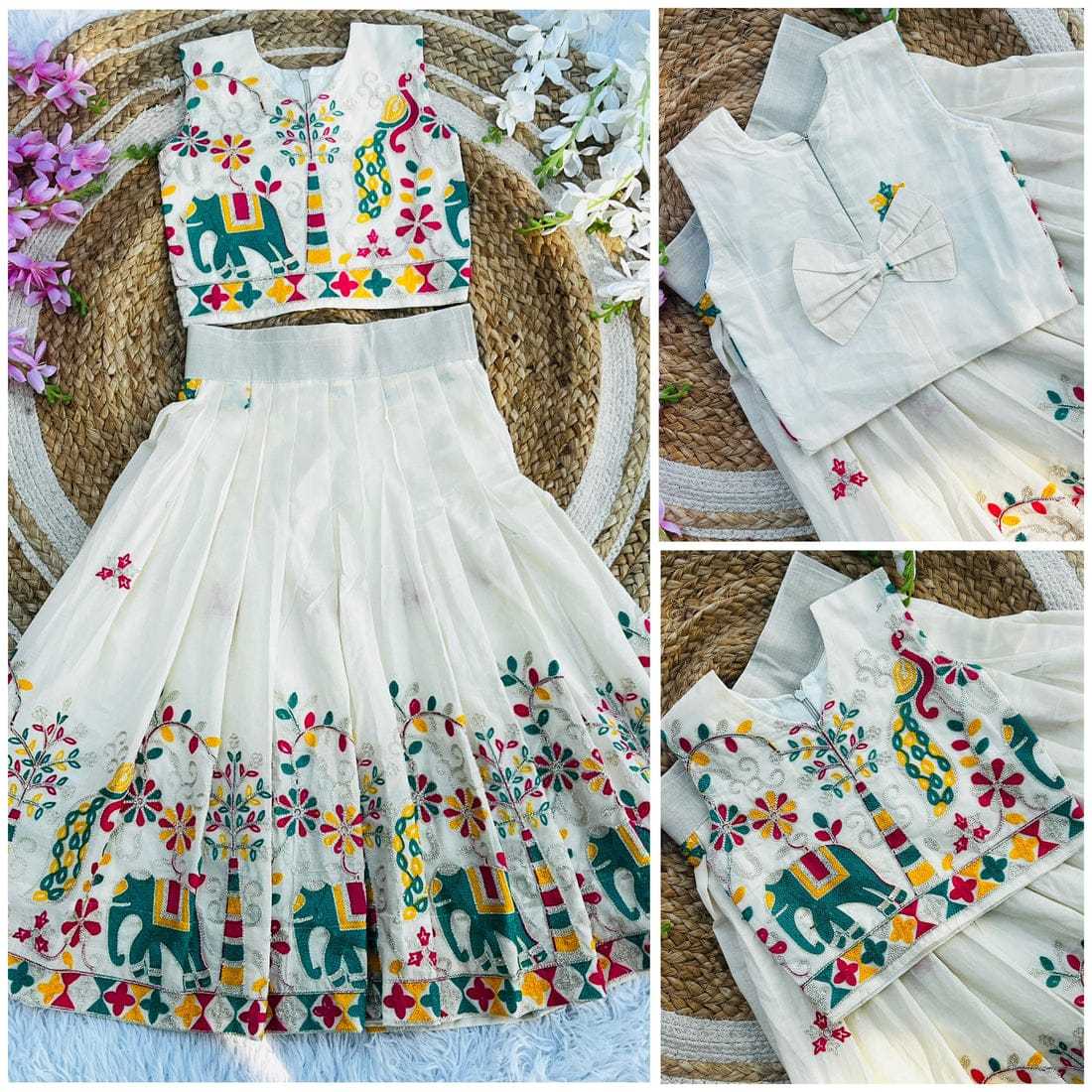 YNF Wholesale Fancy Kids Designer Frock RIN235 KENJI | Surat Manufacturer