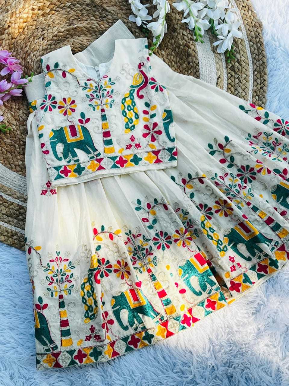 YNF Wholesale Fancy Kids Designer Frock RIN235 KENJI | Surat Manufacturer