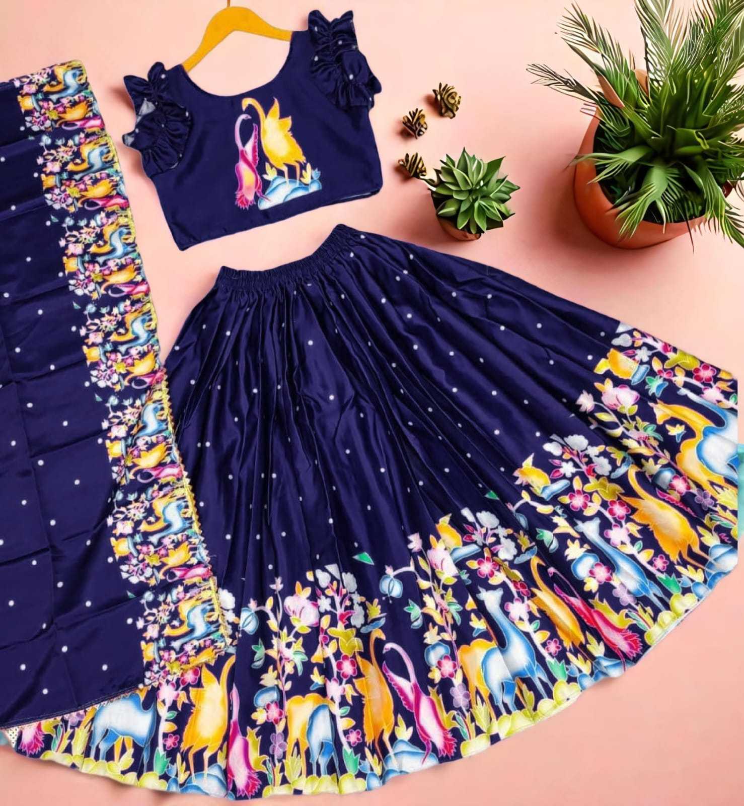 YNF Wholesale Fancy Kids Lehenga RIN235 Soft Printed | Surat Manufacturer