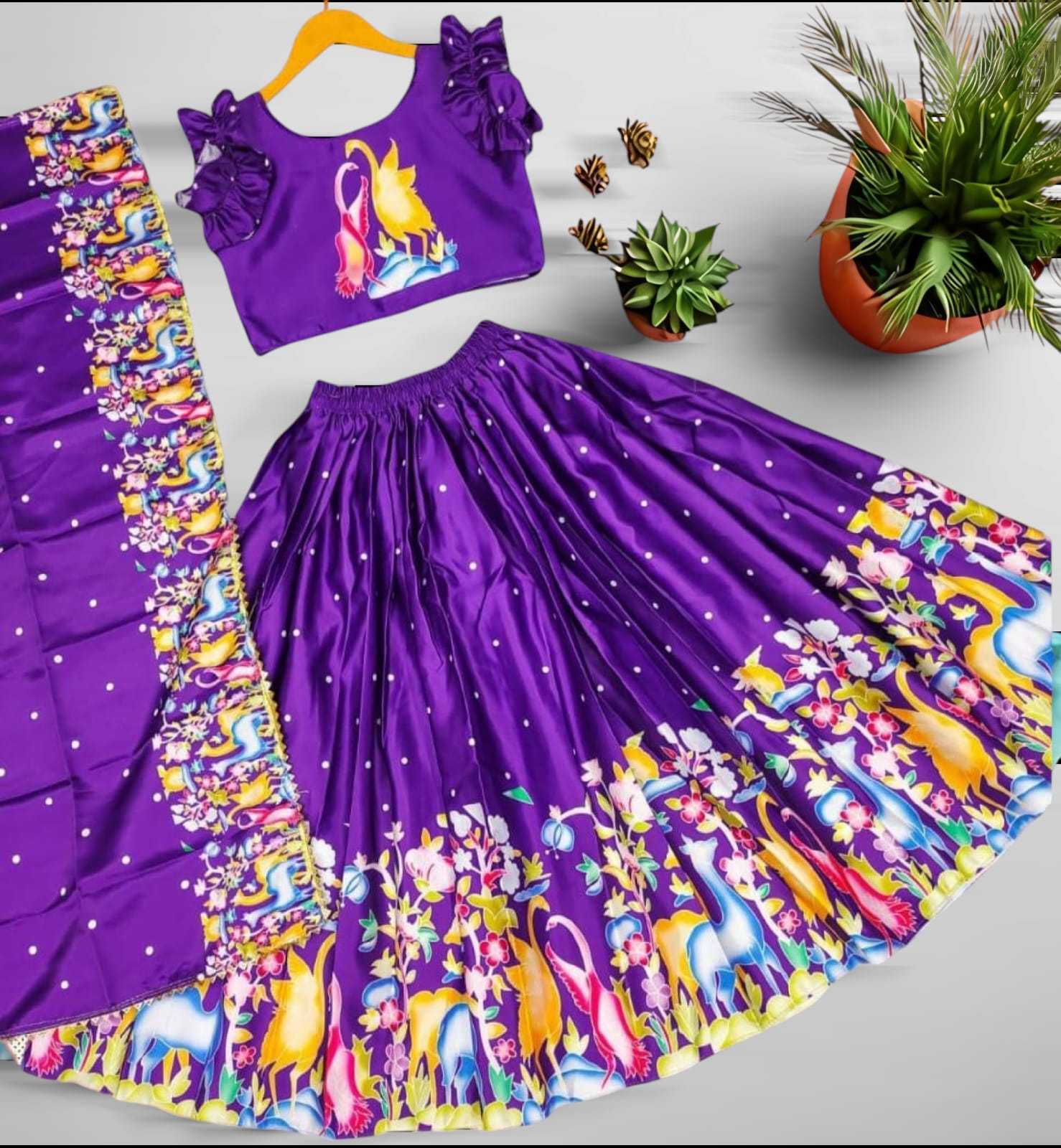 YNF Wholesale Fancy Kids Lehenga RIN235 Soft Printed | Surat Manufacturer