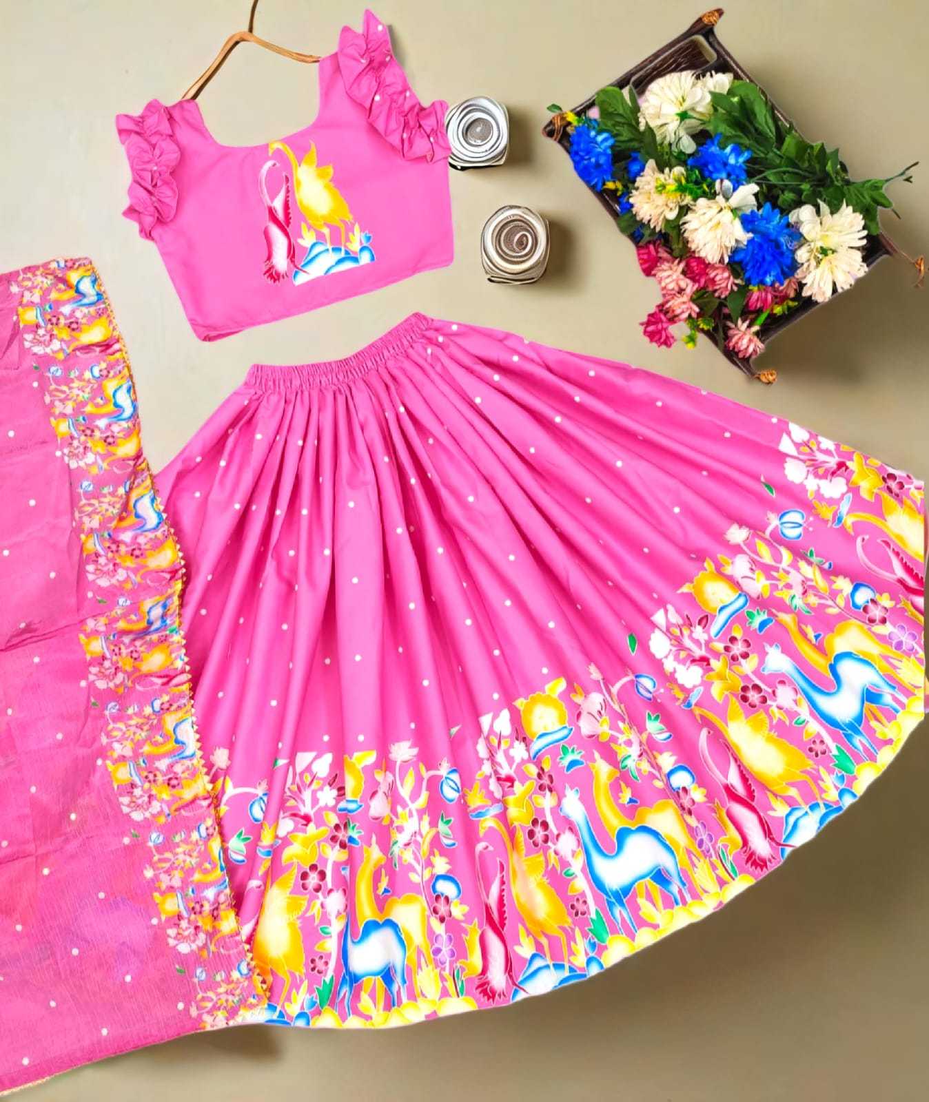 YNF Wholesale Fancy Kids Lehenga RIN235 Soft Printed | Surat Manufacturer
