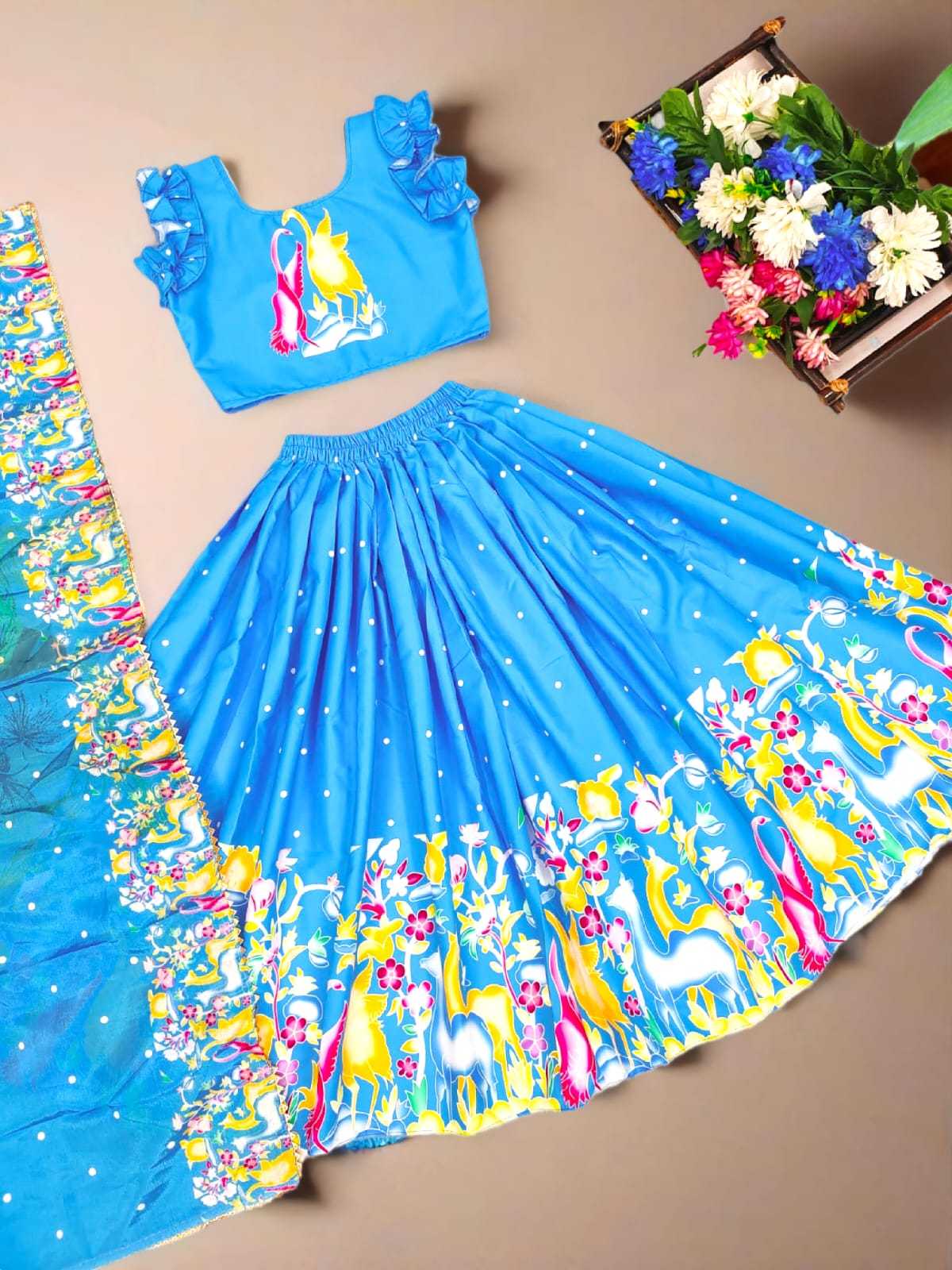 YNF Wholesale Fancy Kids Lehenga RIN235 Soft Printed | Surat Manufacturer