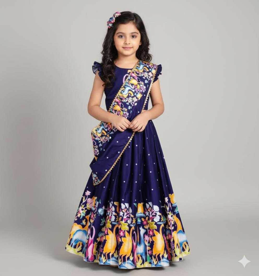 YNF Wholesale Fancy Kids Lehenga RIN235 Soft Printed | Surat Manufacturer