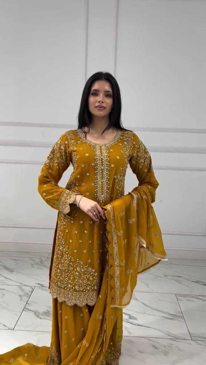 YNF Wholesale Faux Georgette Embroidery Suits KESH159 1713 | Surat Manufacturer