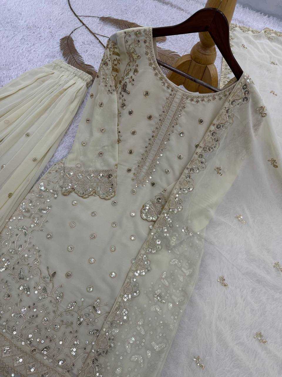 YNF Wholesale Faux Georgette Embroidery Suits KESH159 1713 | Surat Manufacturer