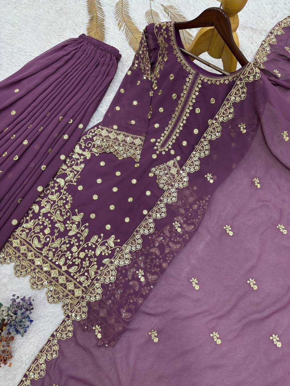 YNF Wholesale Faux Georgette Embroidery Suits KESH159 1713 | Surat Manufacturer