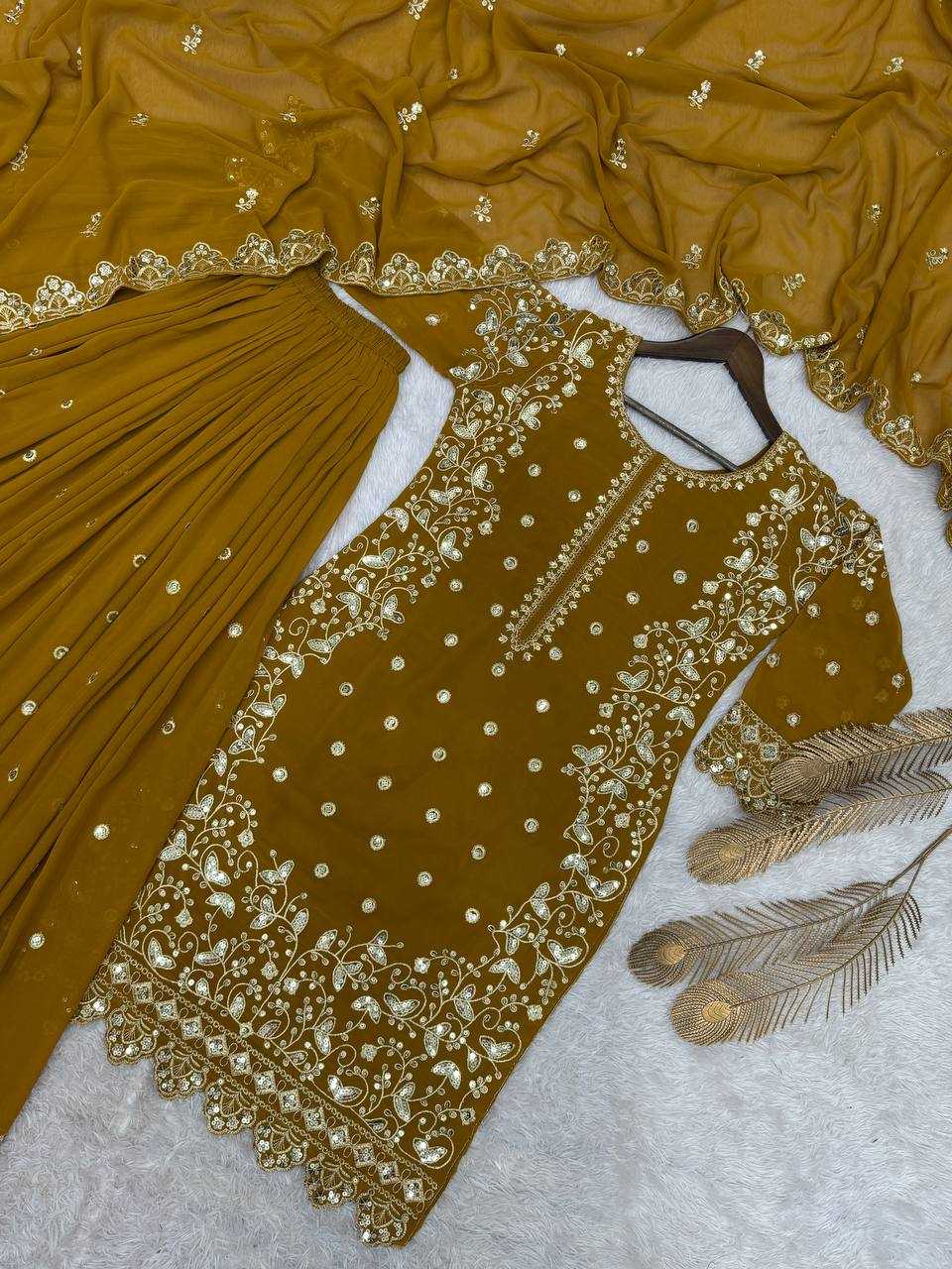 YNF Wholesale Faux Georgette Embroidery Suits KESH159 1713 | Surat Manufacturer