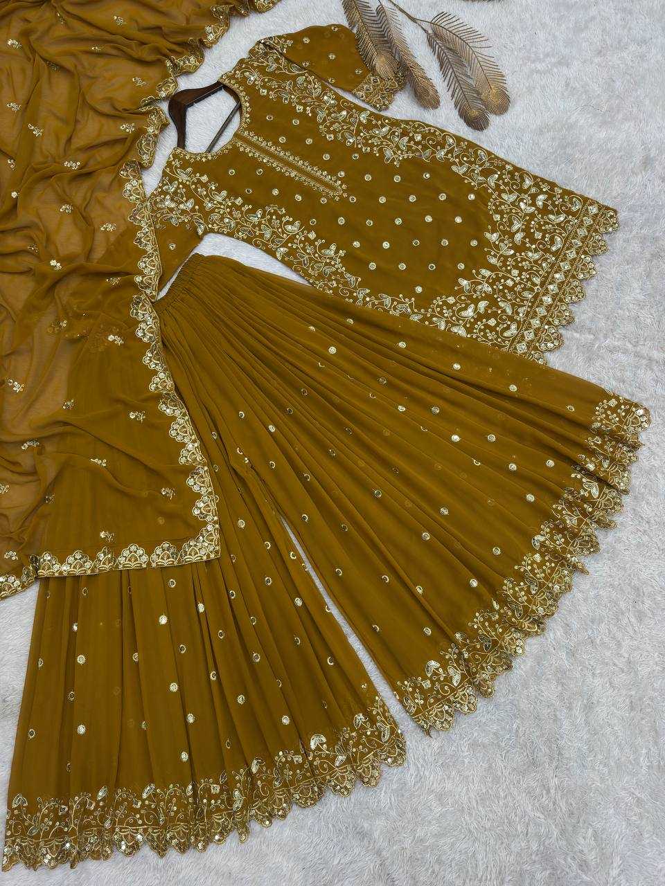 YNF Wholesale Faux Georgette Embroidery Suits KESH159 1713 | Surat Manufacturer
