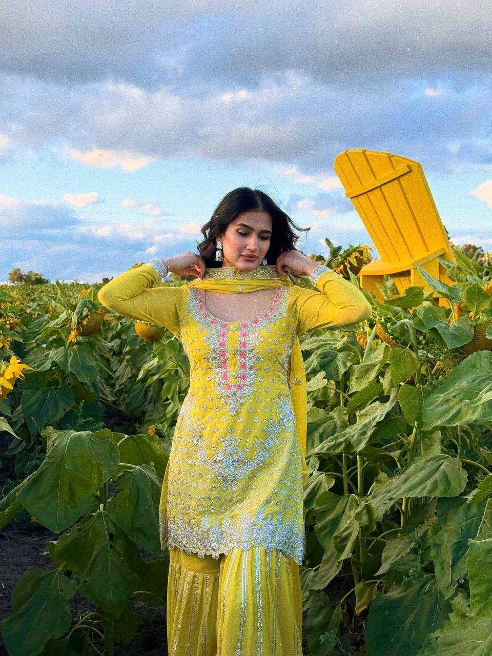 YNF Wholesale Faux Georgette Palazzo Suit KESH490 1325 | Surat Manufacturer