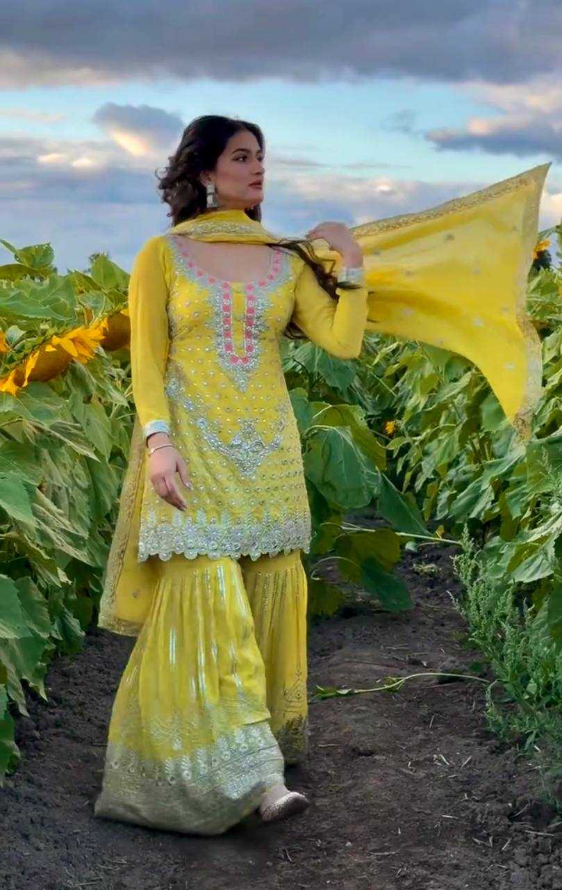YNF Wholesale Faux Georgette Palazzo Suit KESH490 1325 | Surat Manufacturer