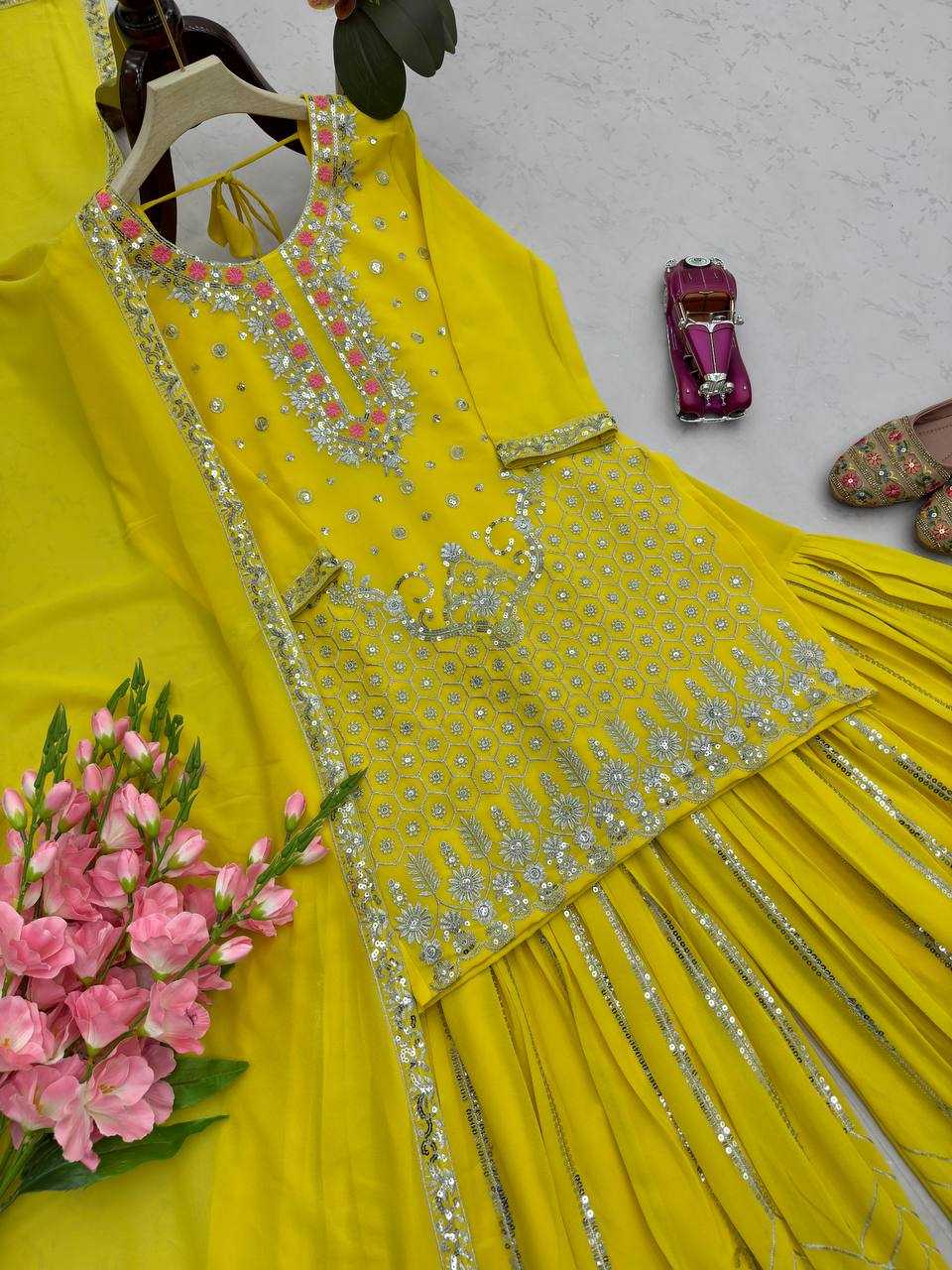 YNF Wholesale Faux Georgette Palazzo Suit KESH490 1325 | Surat Manufacturer