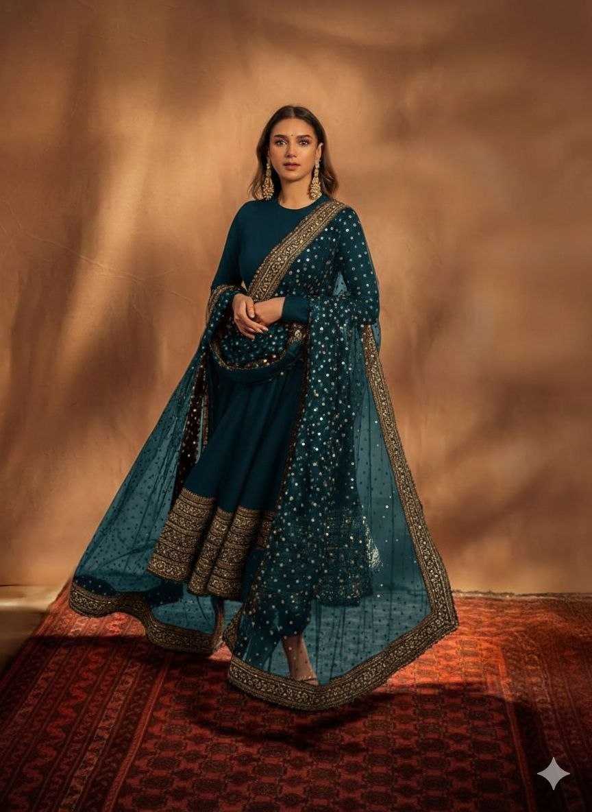 YNF Wholesale Faux Georgette Anarkali Gown KESH497 233 | Surat Manufacturer