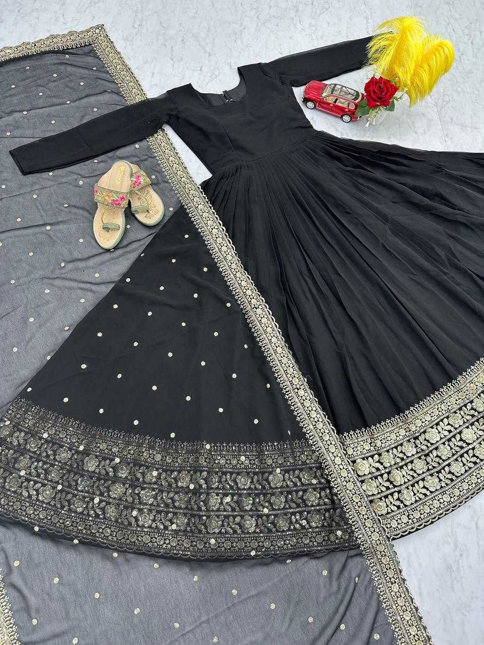 YNF Wholesale Faux Georgette Anarkali Gown KESH497 233 | Surat Manufacturer