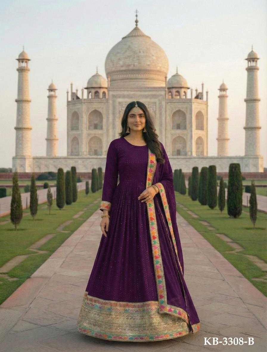 YNF Wholesale Faux Georgette Anarkali Gown KESH504 3308 | Surat Manufacturer