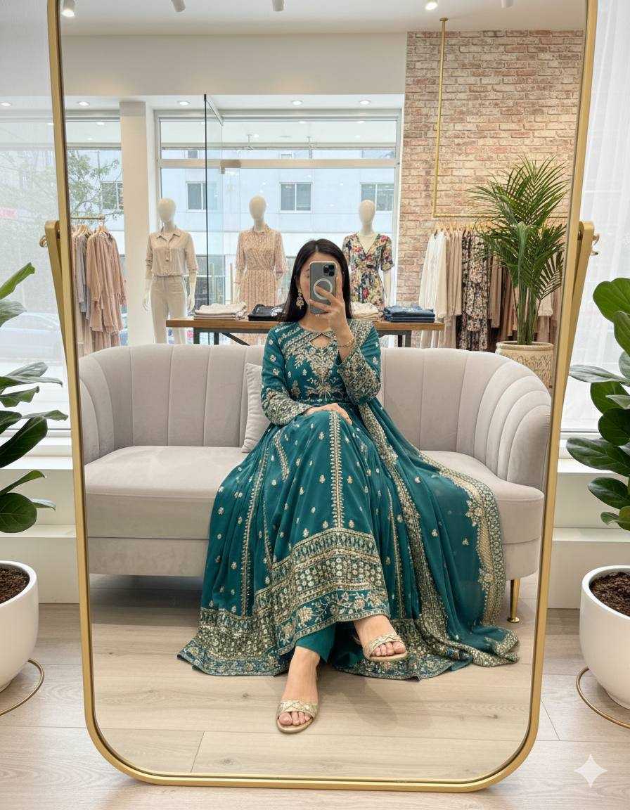YNF Wholesale Faux Georgette Wedding Gown KESH506 8028 | Surat Manufacturer