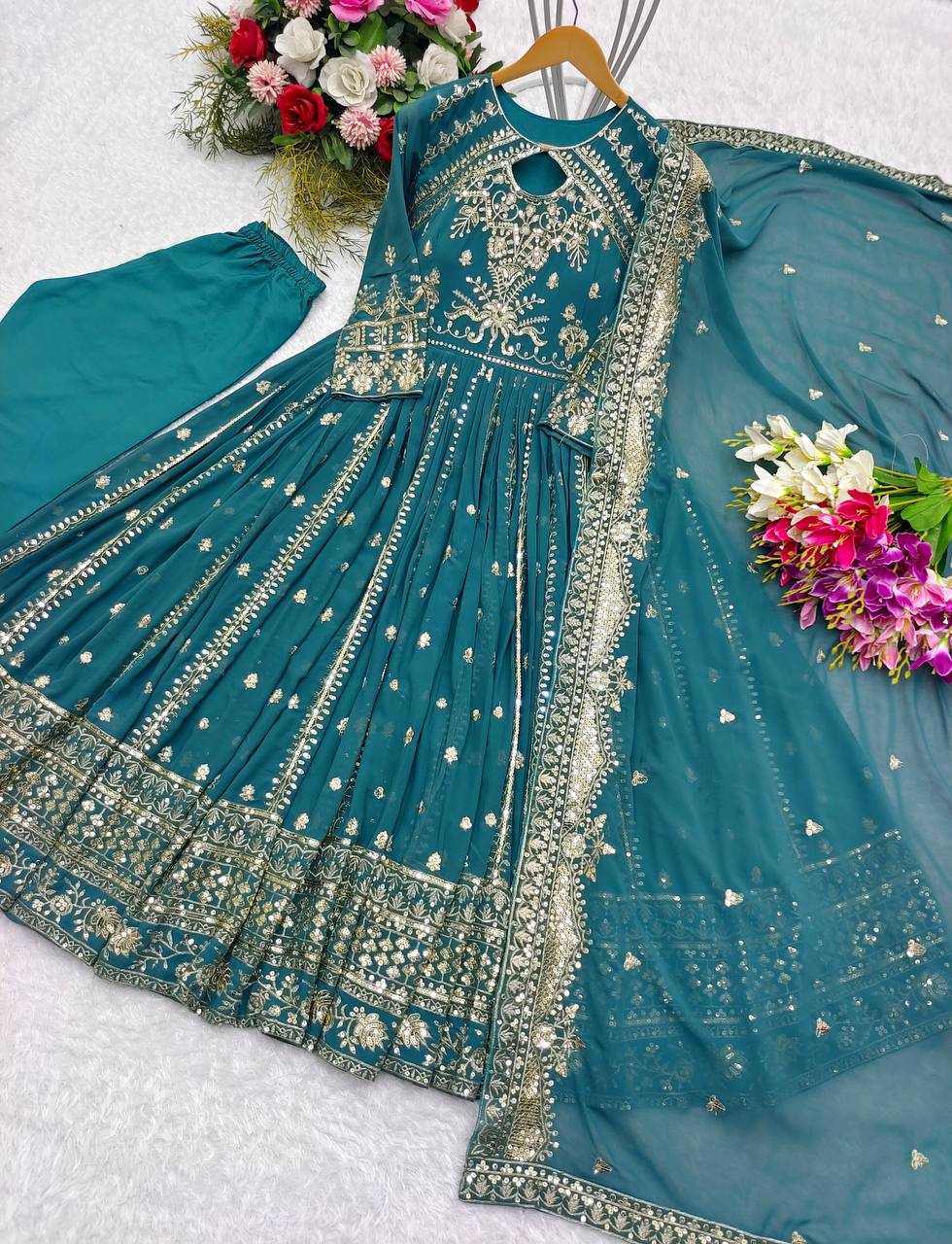 YNF Wholesale Faux Georgette Wedding Gown KESH506 8028 | Surat Manufacturer