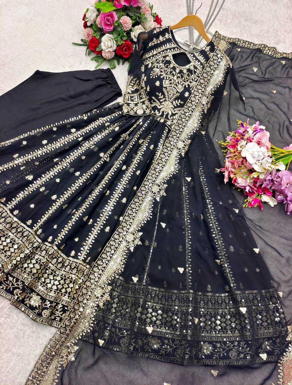 YNF Wholesale Faux Georgette Wedding Gown KESH506 8028 | Surat Manufacturer