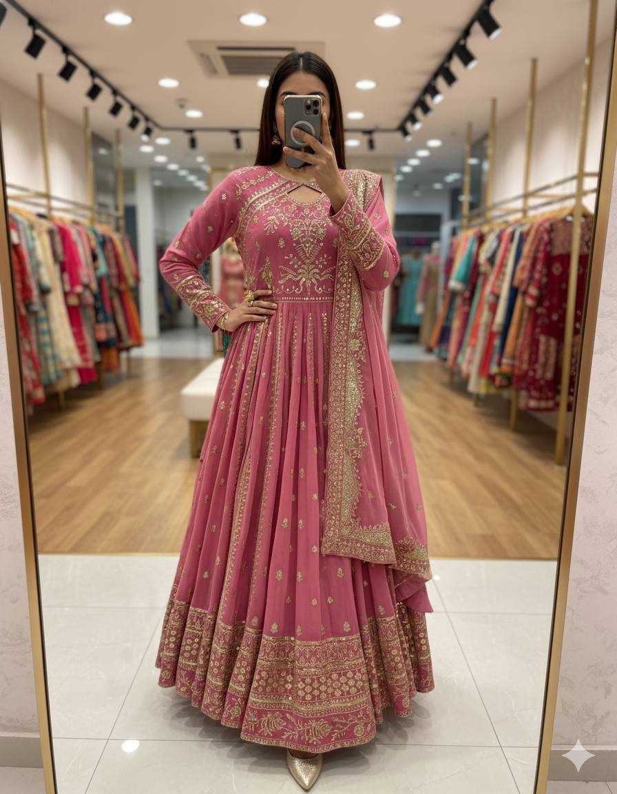 YNF Wholesale Faux Georgette Wedding Gown KESH506 8028 | Surat Manufacturer