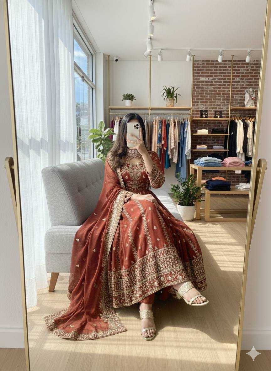 YNF Wholesale Faux Georgette Wedding Gown KESH506 8028 | Surat Manufacturer