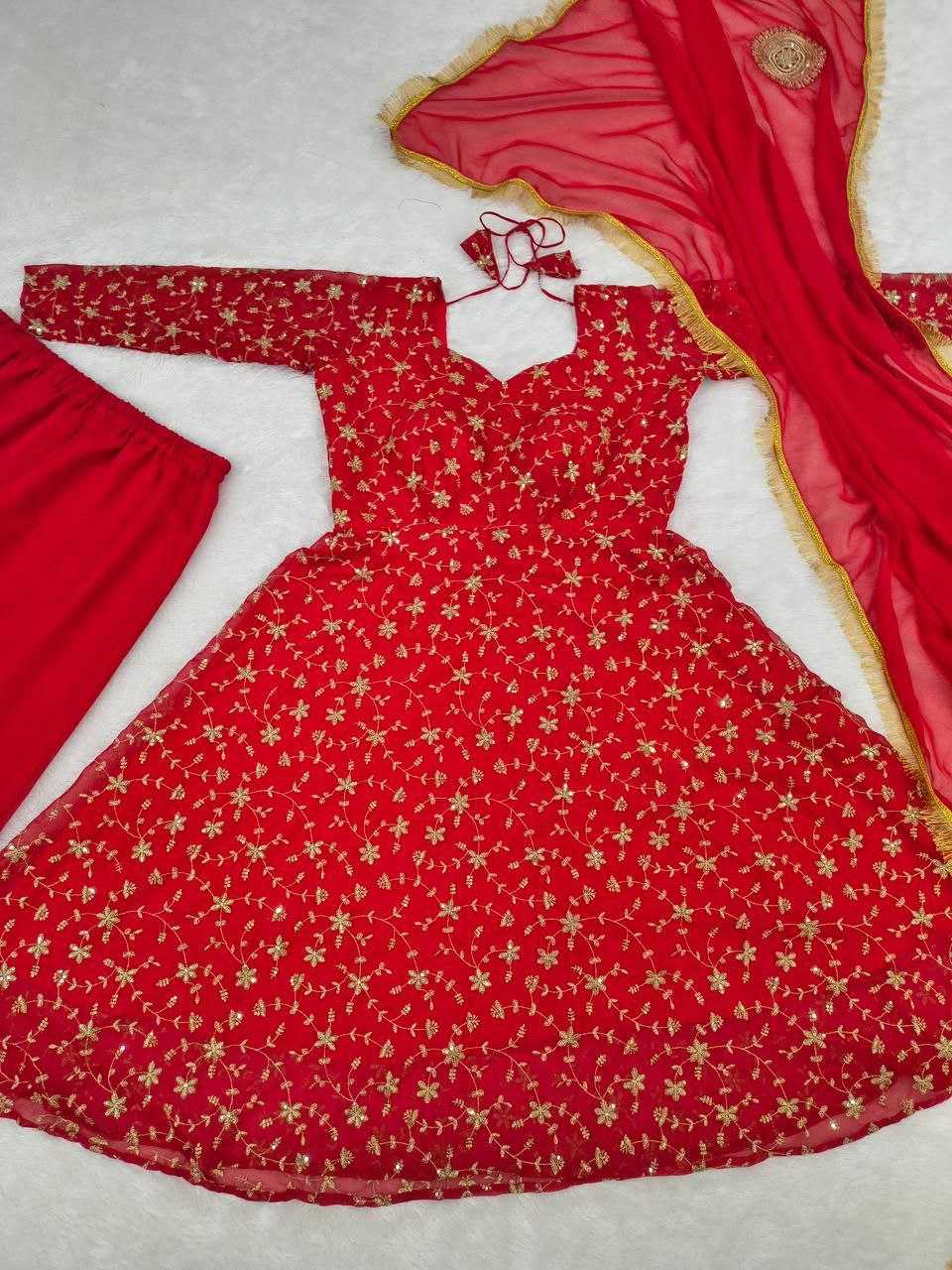 YNF Wholesale Faux Georgette Embroidery Suits KESH508 1104 | Surat Manufacturer